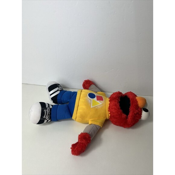 Playskool Sesame Street Elmo SHAPES COLORS Learning Plush Doll Talking Hasbro - Picture 4 of 9